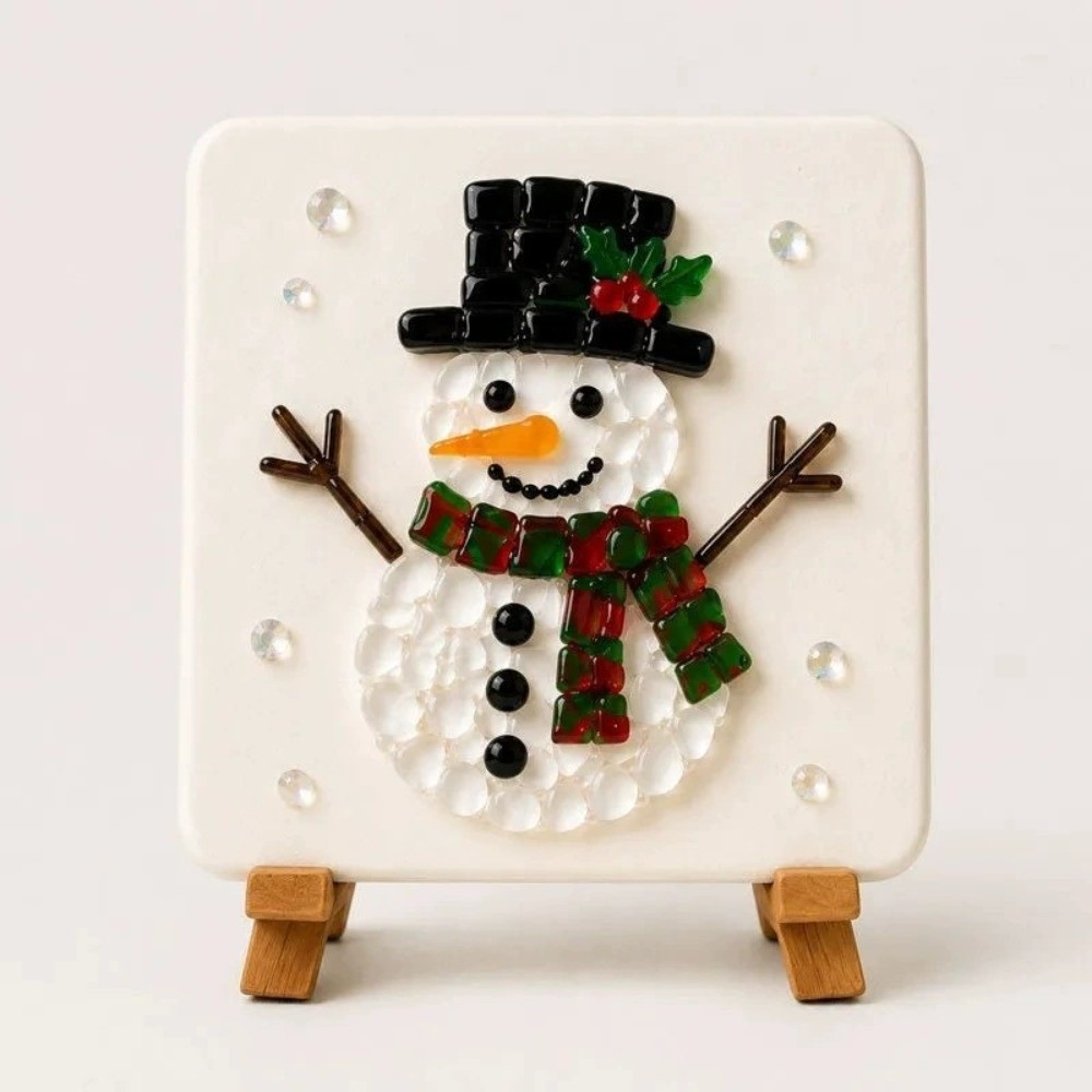 Art Craft Christmas Tree - Festive Pattern Christmas Mosaic DIY Art