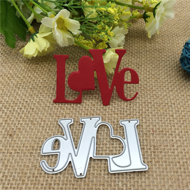 Stencil Cutting Plotter - Craft Dies Cut Love Metal stencil