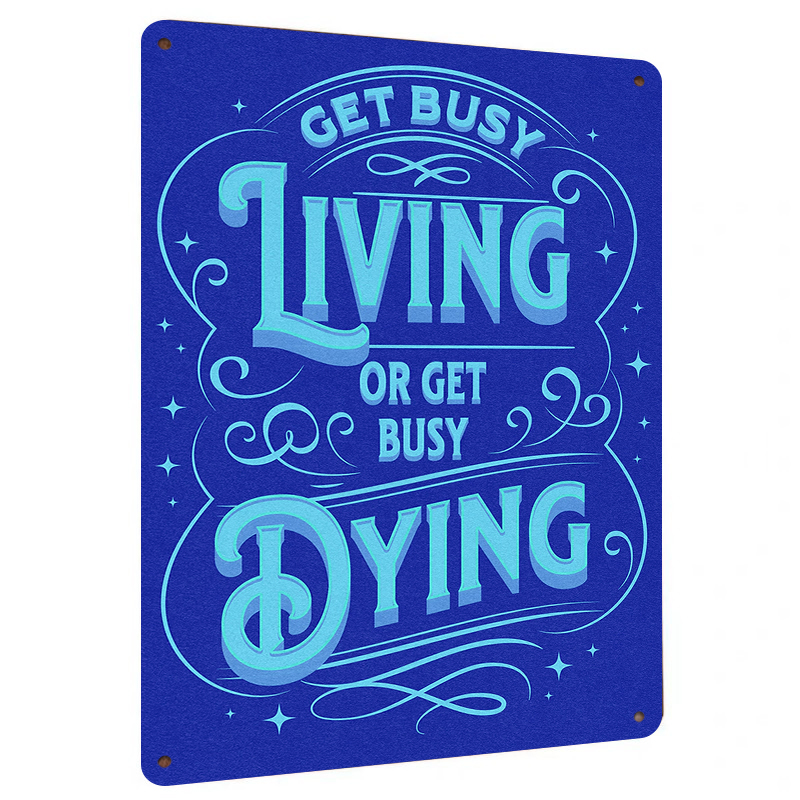 Art Craft Quotes - Inspirational Quote Metal Tin Sign Home