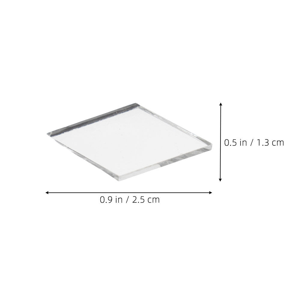 200Pcs Self Adhesive Rhombus M - огляд і ціна Art Craft Mirror
