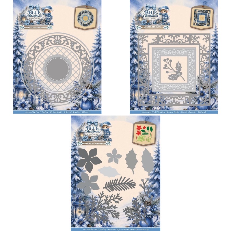 Blue Christmas Winter Serenity - огляд і ціна Stencil Cutting Plotter