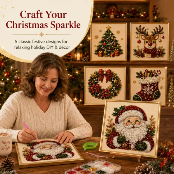 Christmas Diamond Art Craft Ki - огляд і ціна Art Craft Christmas Tree