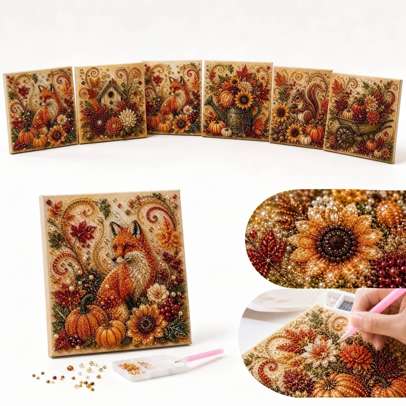 Autumn DIY Pearl Painting Kit  - огляд і ціна Art Craft Earth Day