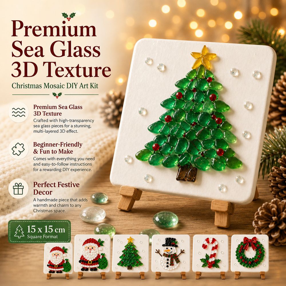 Festive Pattern Christmas Mosa - огляд і ціна Art Craft Christmas Tree