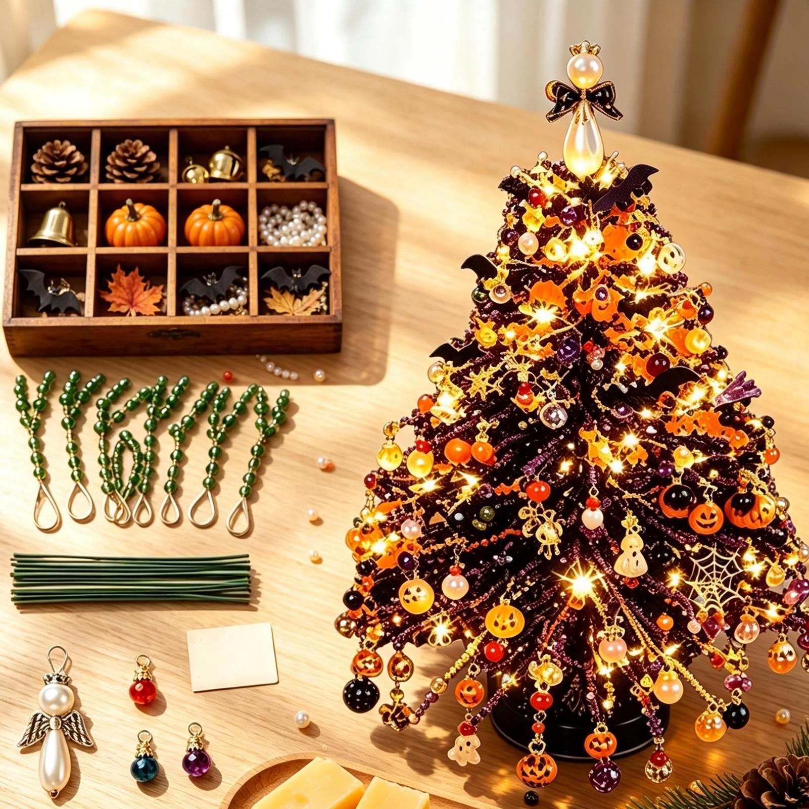 Beaded Christmas Tree Kit Shin - огляд і ціна Art Craft Christmas Tree
