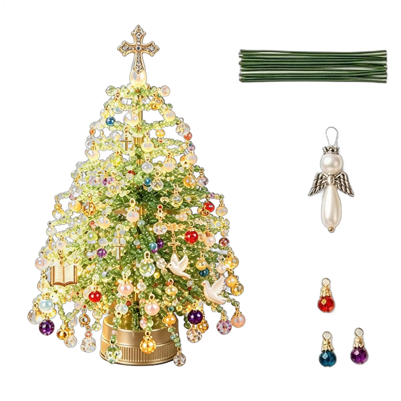 Beaded Christmas Tree Kit Shin - огляд і ціна Art Craft Christmas Tree