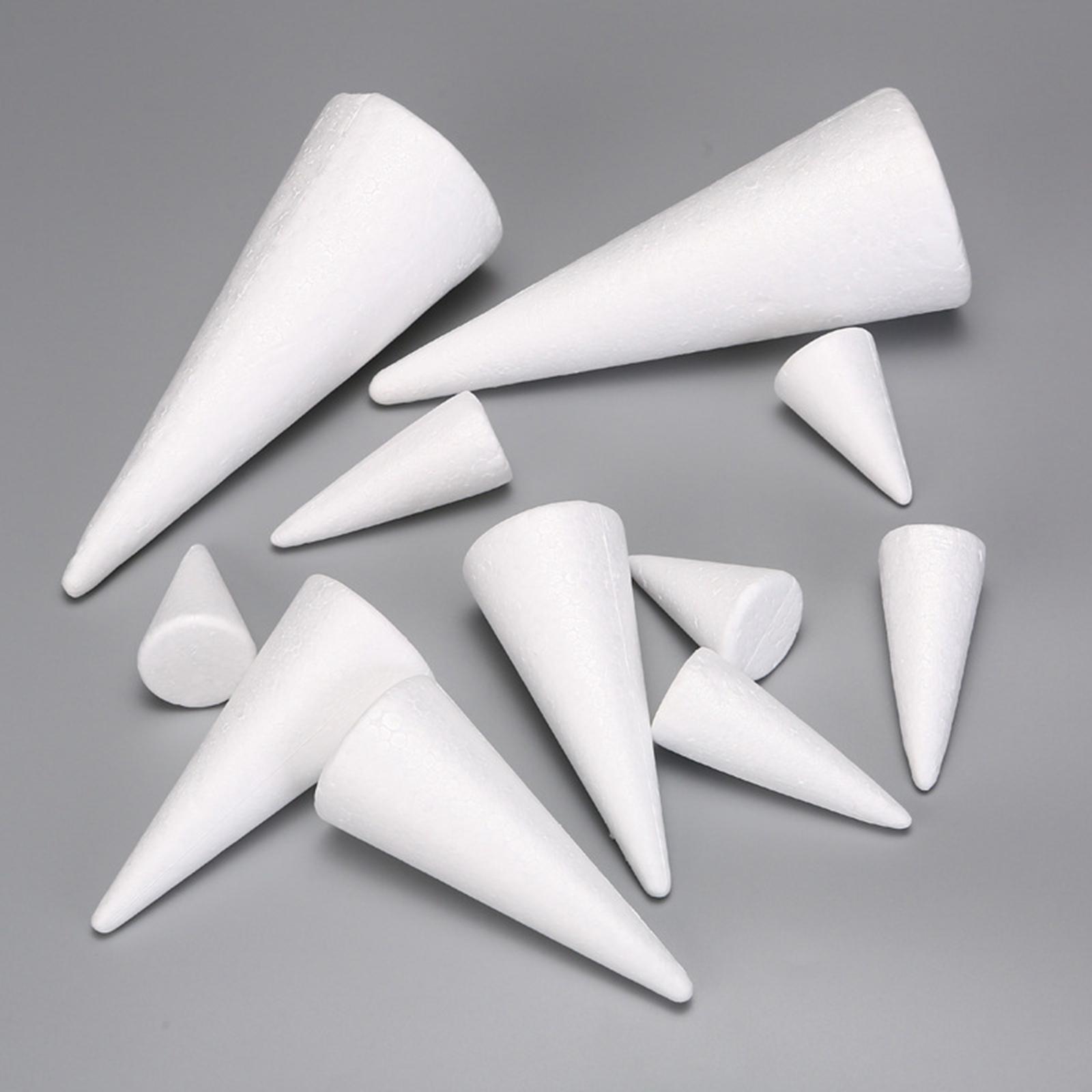 15Pcs Craft Foam Cones White P - огляд і ціна Art Craft Christmas Tree