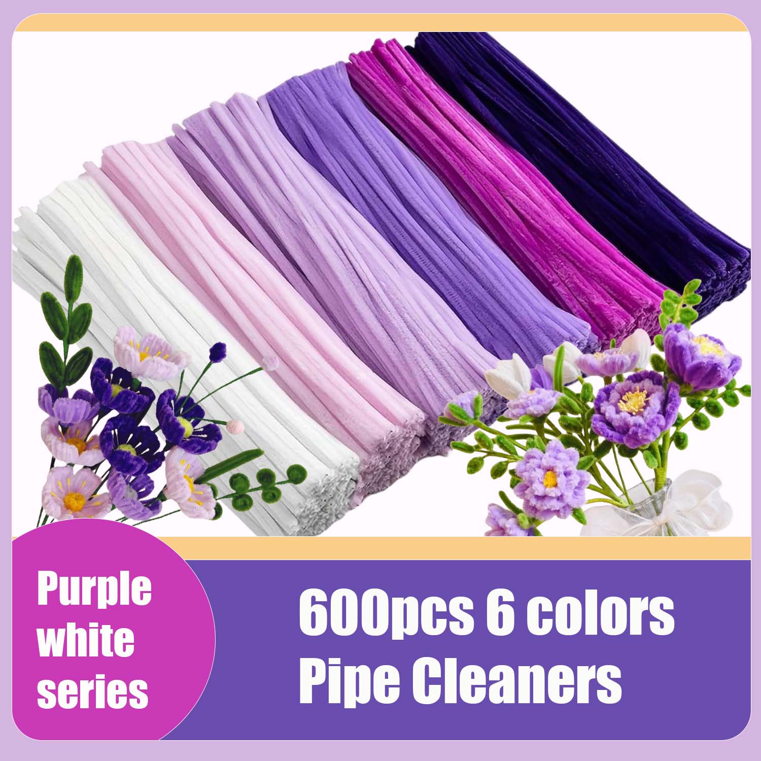 600pcs Multi-Colored, Flower M - огляд і ціна Art Craft Flower Making
