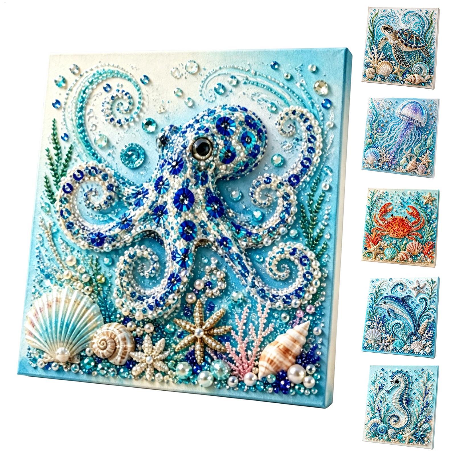 Ocean Themed Pearl Craft DIY K - огляд і ціна Art Craft Jellyfish