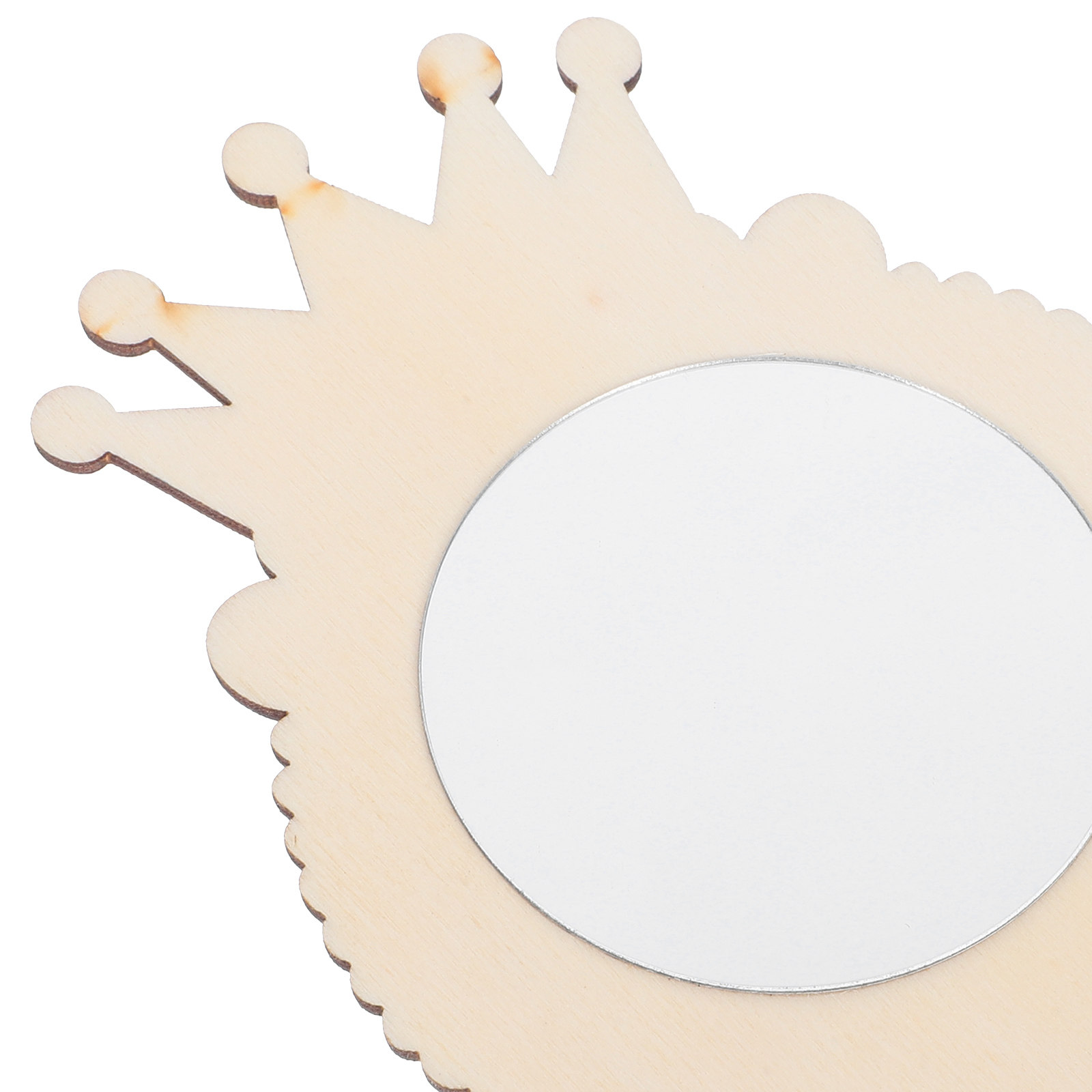 12Pcs Blank Wooden Mirror Craf - огляд і ціна Art Craft Mirror