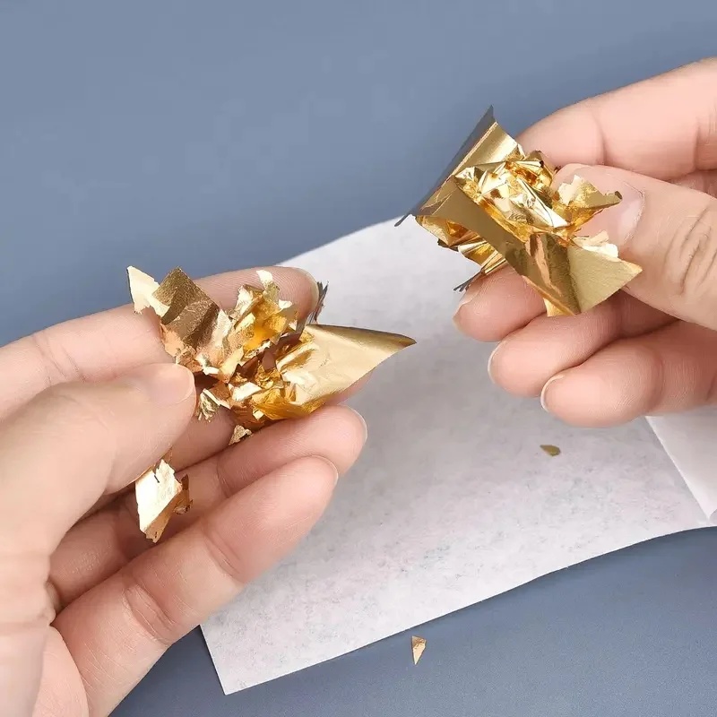 100-300pcs Imitation Gold Silv - огляд і ціна Art Craft Leaves