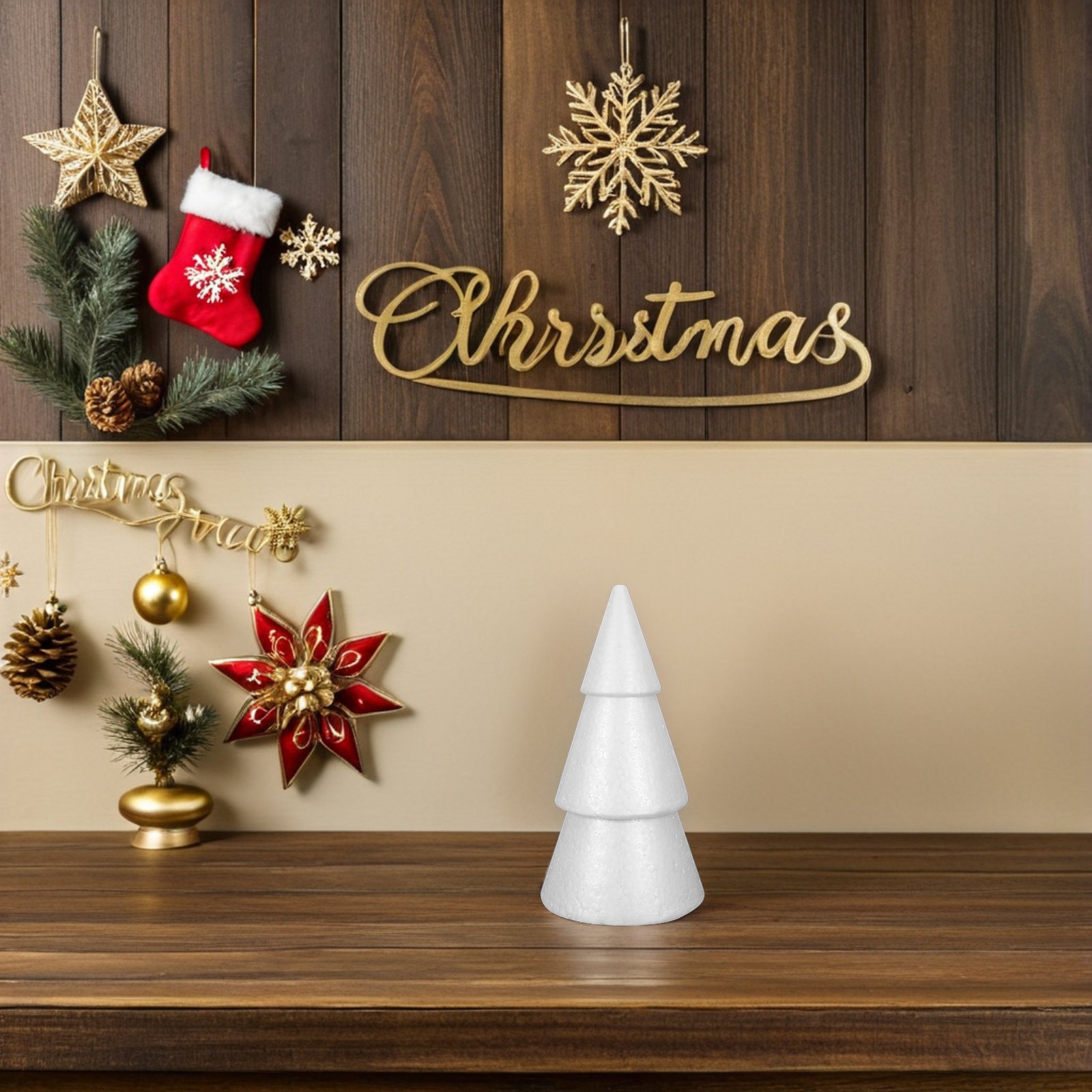 6Pcs Christmas Tree Foam Cones - огляд і ціна Art Craft Christmas Tree