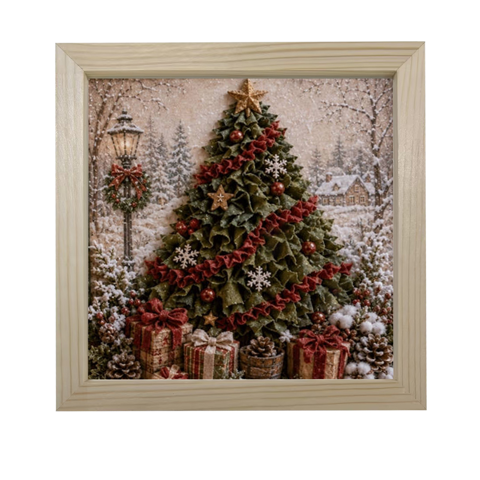 3D Christmas Fabric Poke Craft - огляд і ціна Art Craft Earth Day