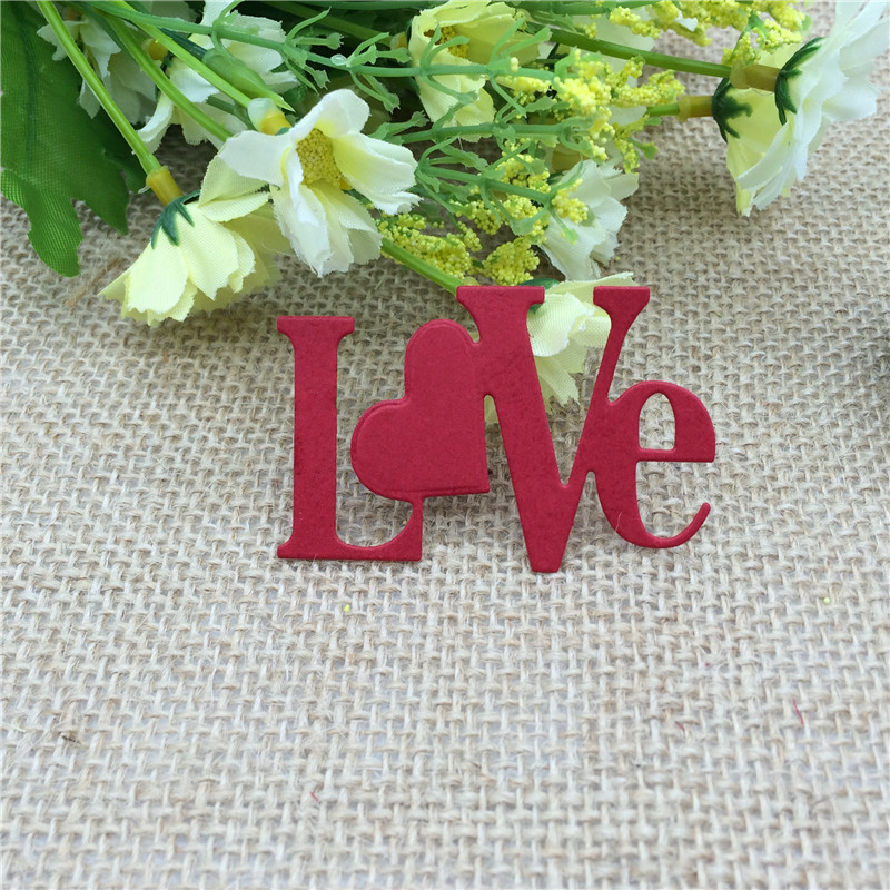 Craft Dies Cut Love Metal sten - огляд і ціна Stencil Cutting Plotter