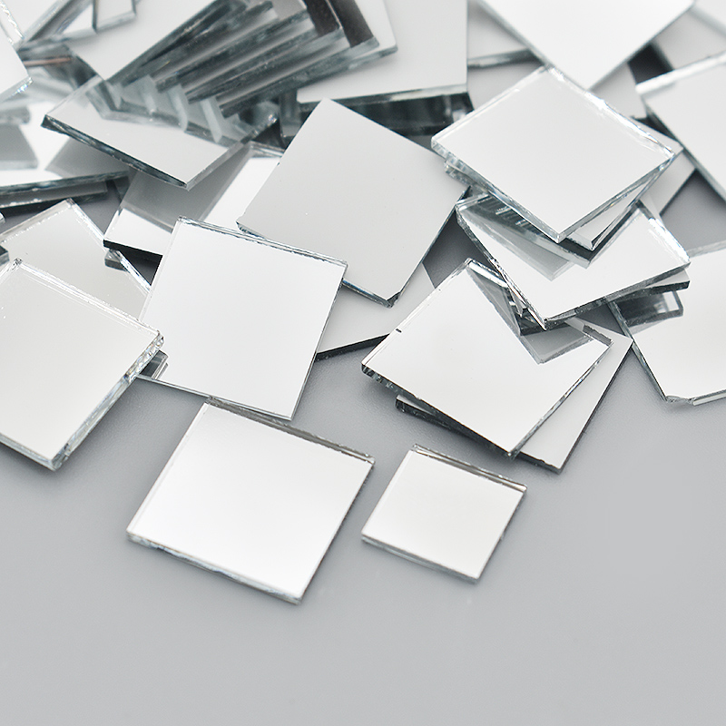 NEW Good 500Pcs 10x10mm/15x15m - огляд і ціна Art Craft Mirror