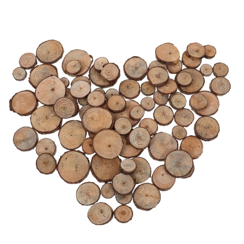 Unfinished Wood Slices Discs C - огляд і ціна Art Craft Christmas Tree