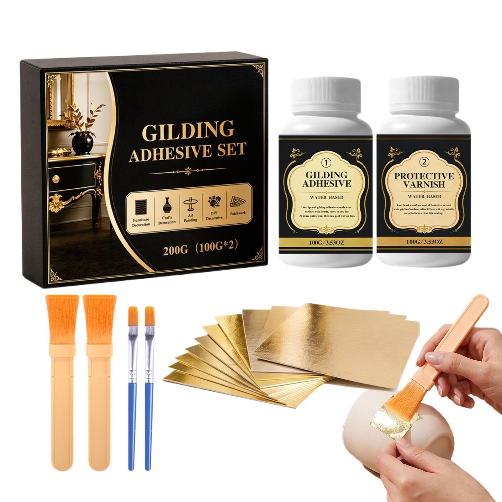 Gilding Adhesive Water-Based L - огляд і ціна Art Craft Leaves