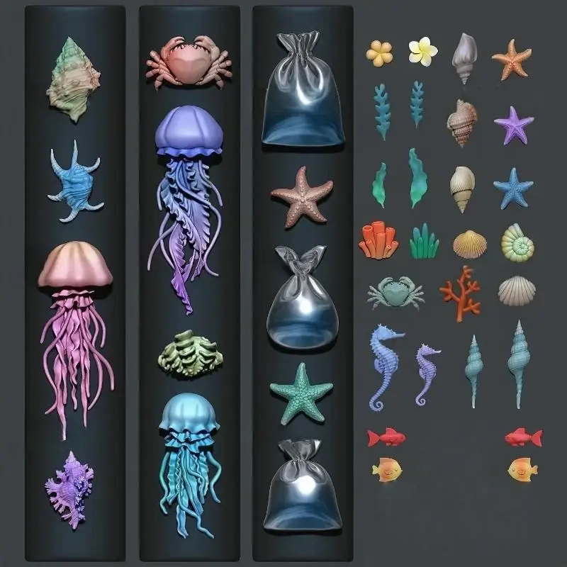 3D Ocean Series Silicone Jelly - огляд і ціна Art Craft Jellyfish