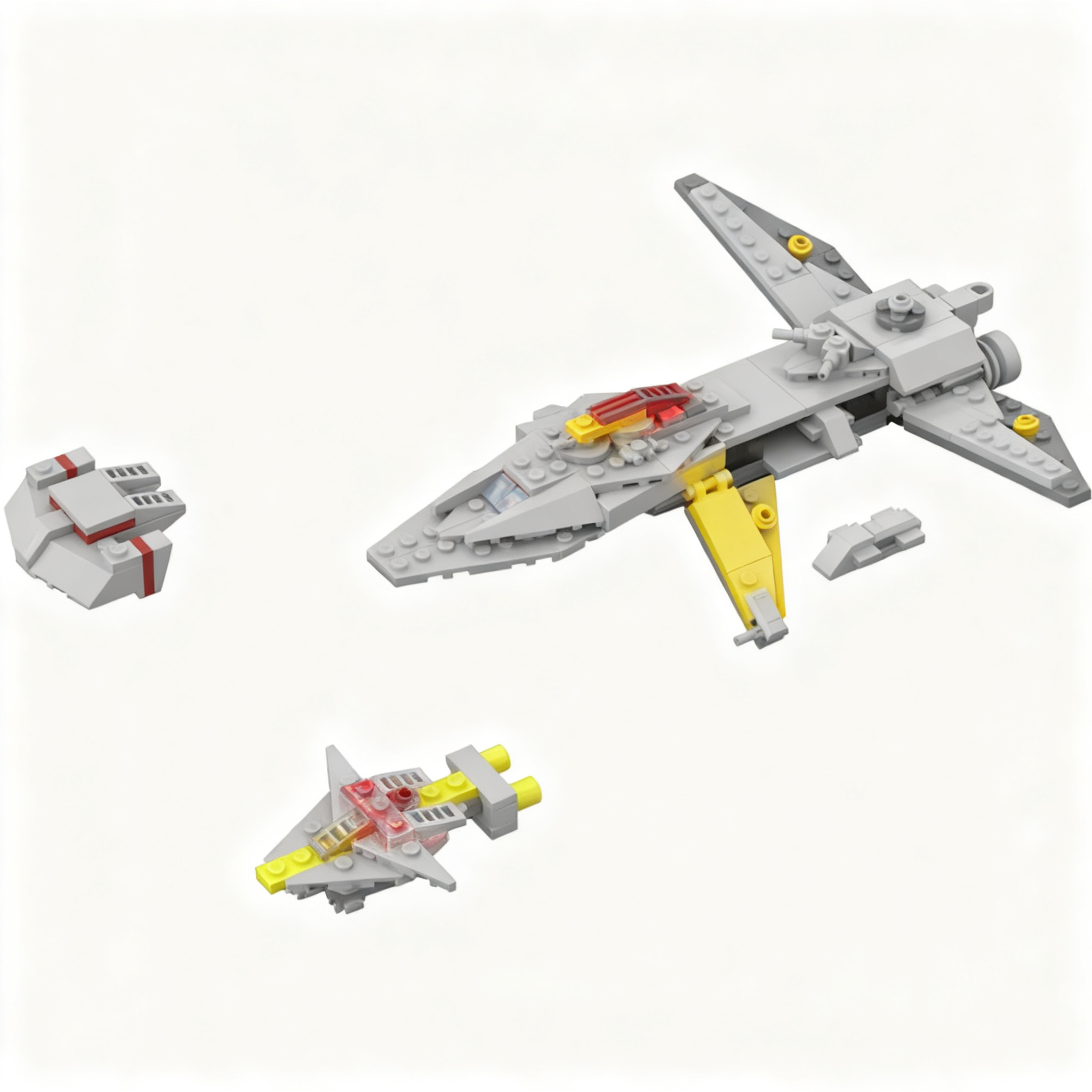 233pcs MOC Sentinel Hawk Space - огляд і ціна Art Craft Ideas For Christmas