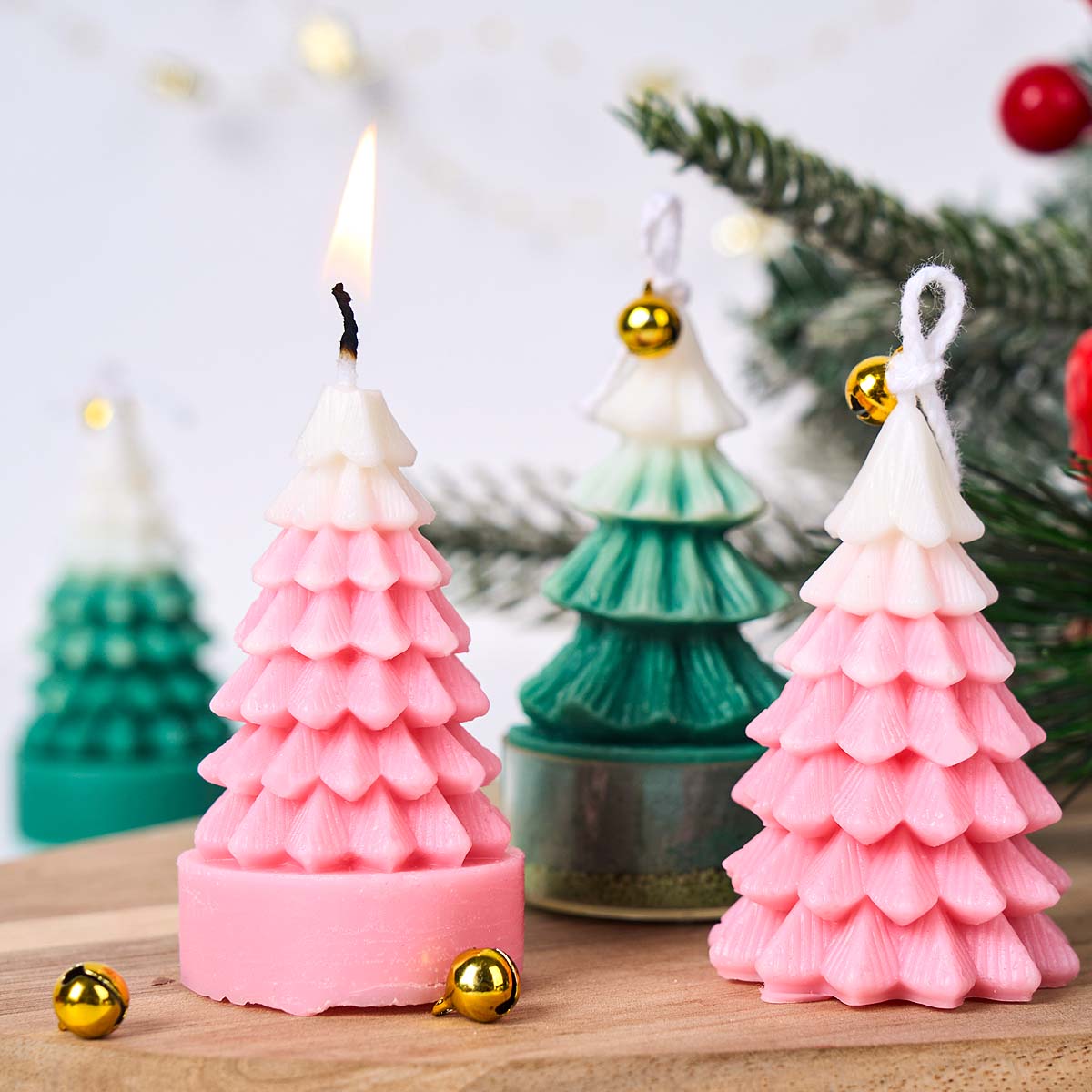3D Christmas Tree Silicone Can - огляд і ціна Art Craft Christmas Tree