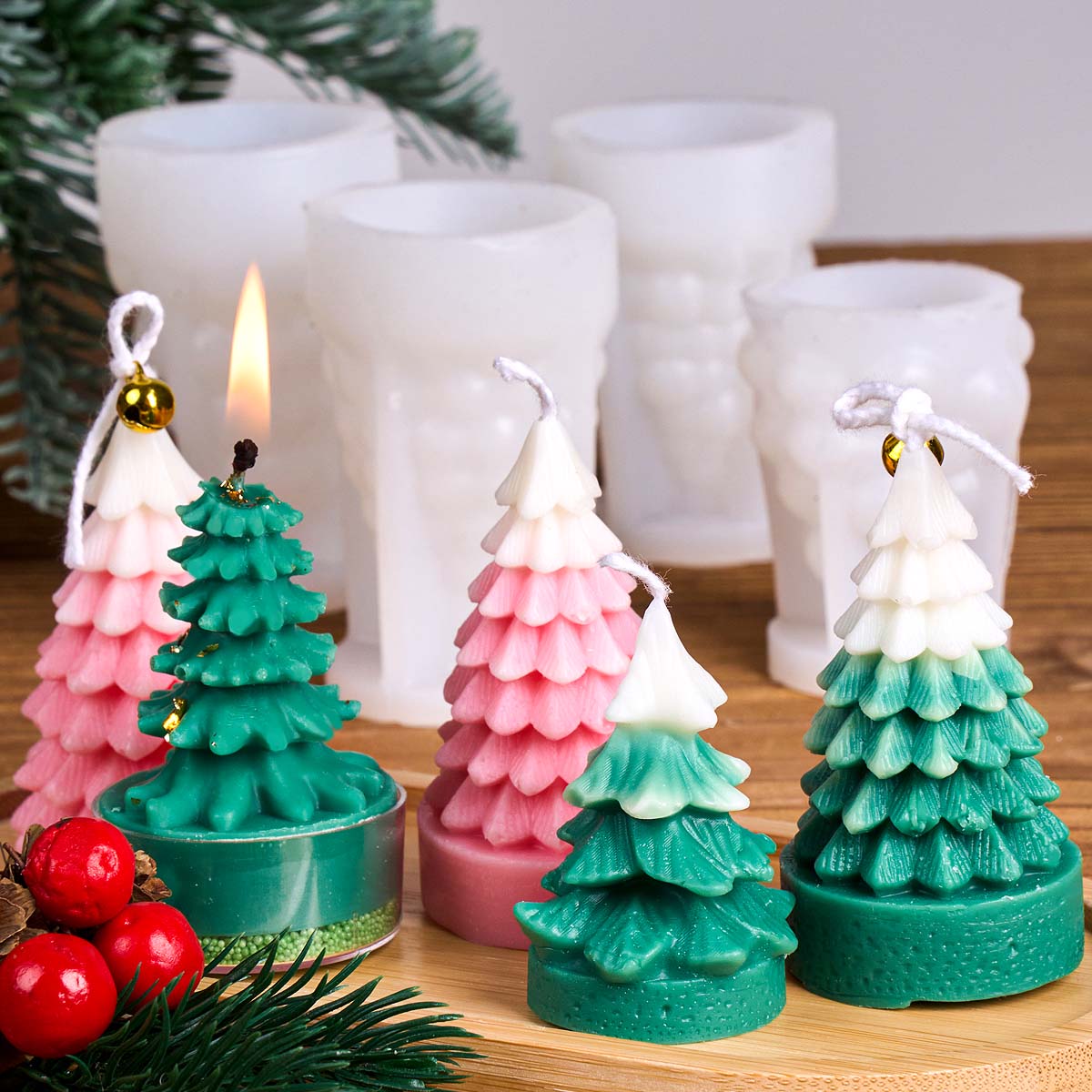 3D Christmas Tree Silicone Can - огляд і ціна Art Craft Christmas Tree