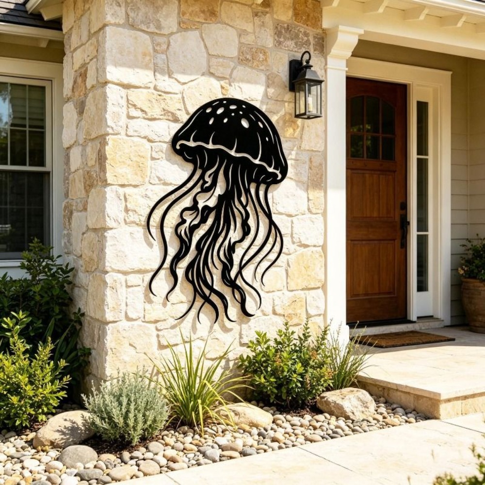 CIFBUY Metal Wall Art Jellyfis - огляд і ціна Art Craft Jellyfish