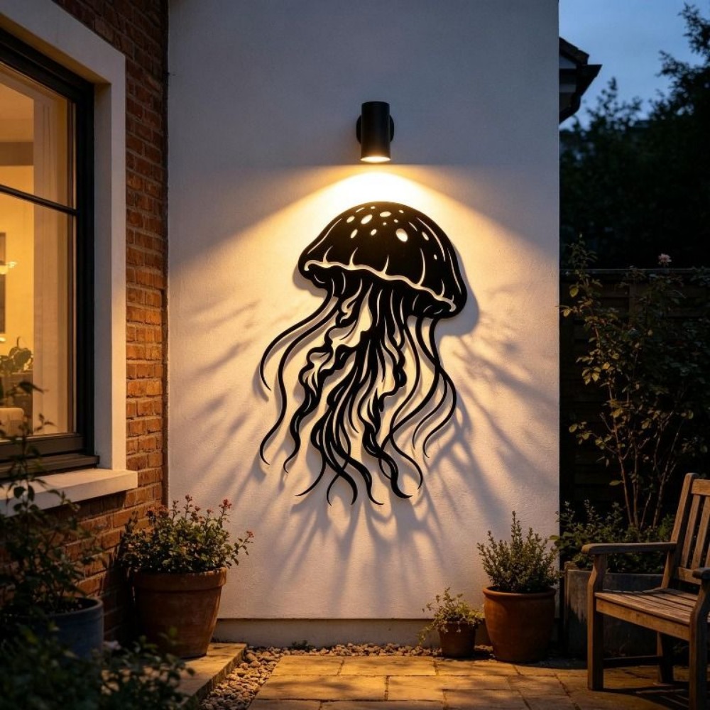 CIFBUY Metal Wall Art Jellyfis - огляд і ціна Art Craft Jellyfish