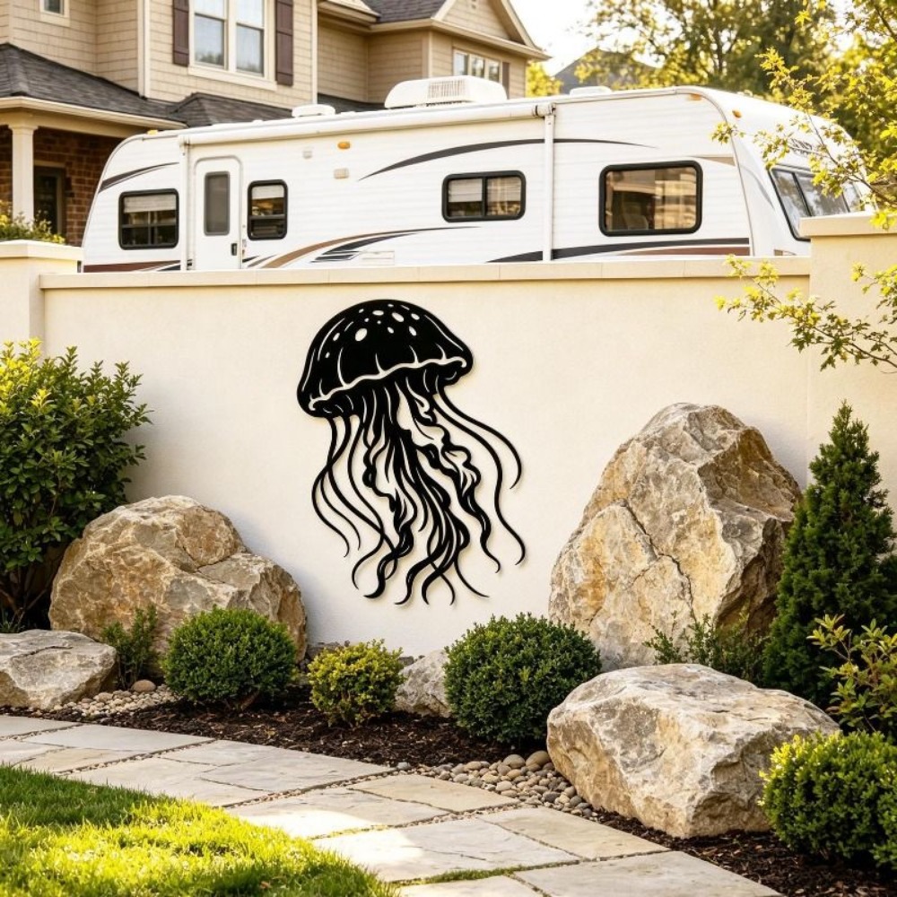 CIFBUY Metal Wall Art Jellyfis - огляд і ціна Art Craft Jellyfish