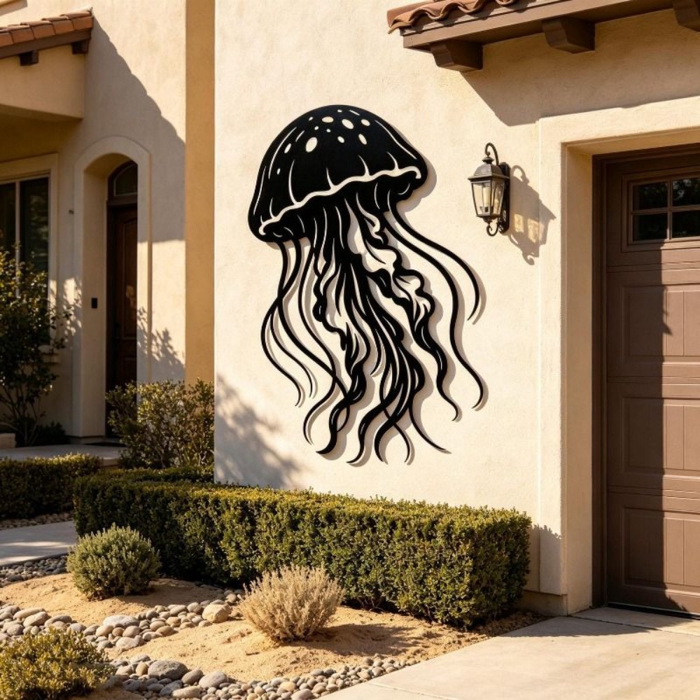 CIFBUY Metal Wall Art Jellyfis - огляд і ціна Art Craft Jellyfish