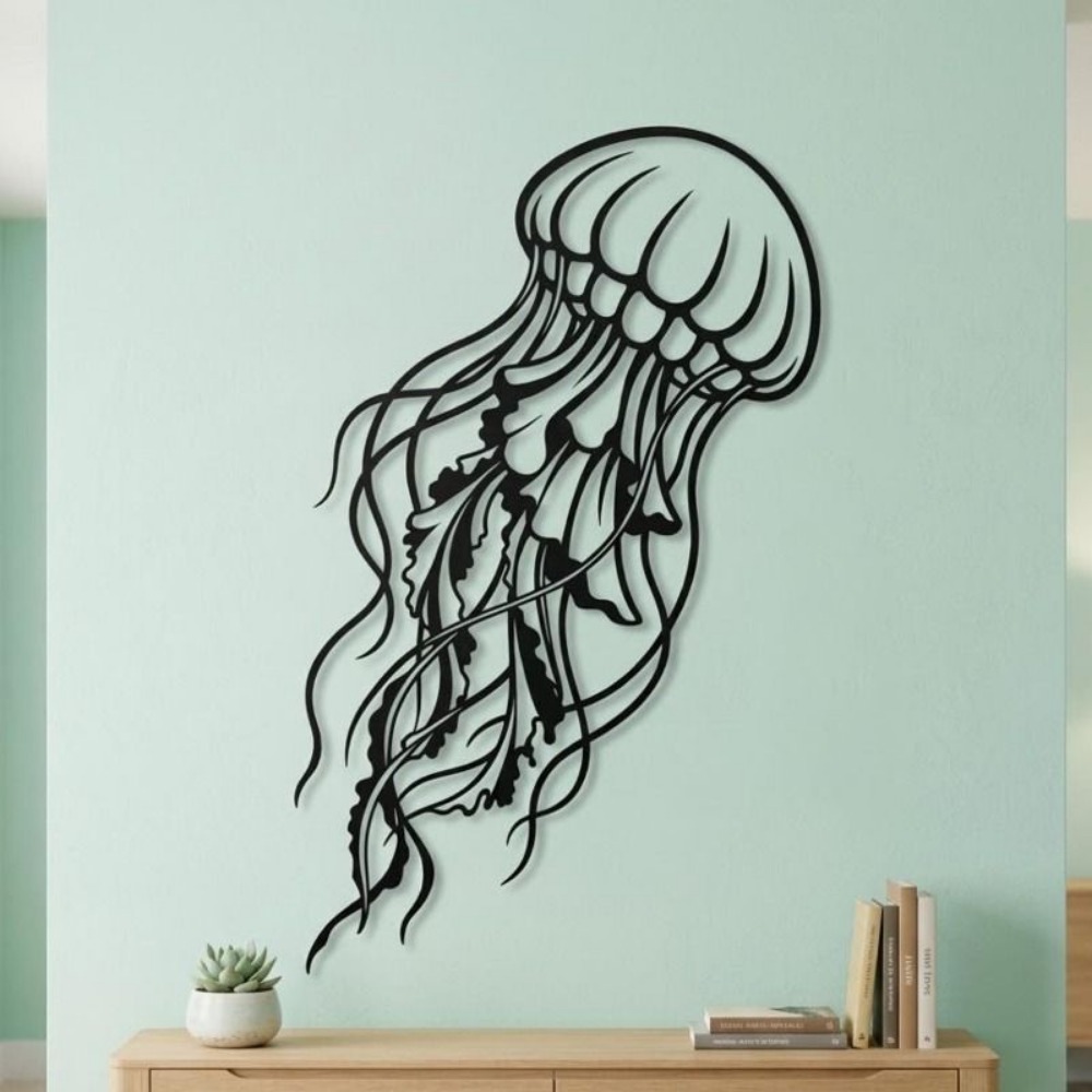 CIFBUY Metal Wall Art Jellyfis - огляд і ціна Art Craft Jellyfish